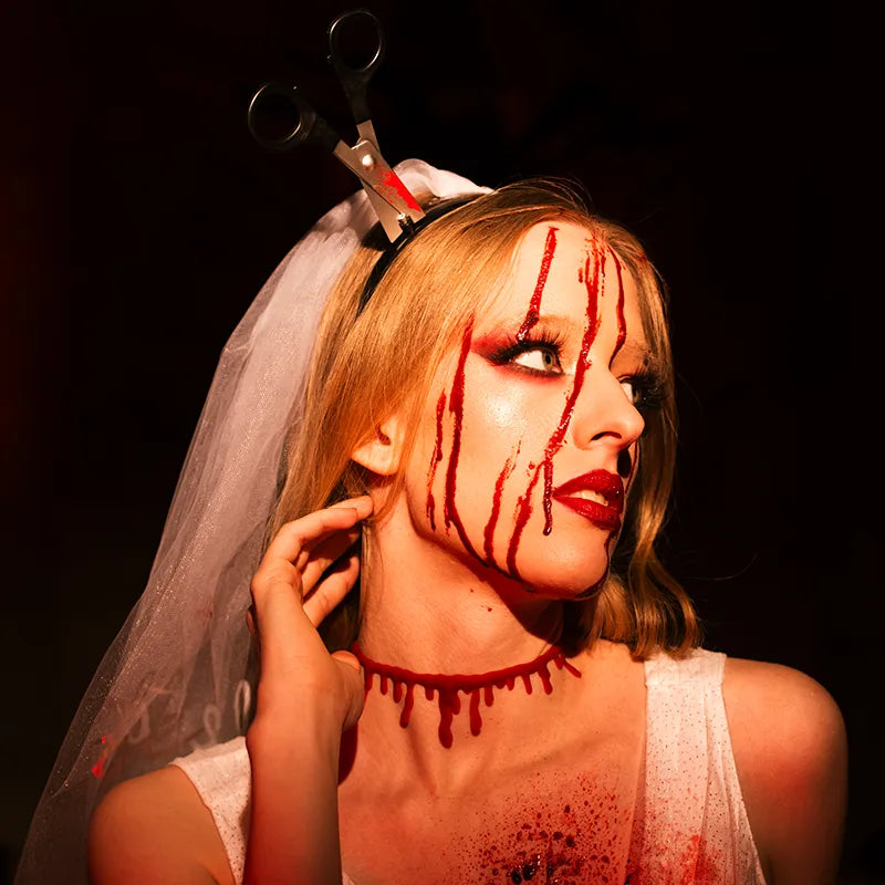Girocollo di sangue 35 cm Halloween