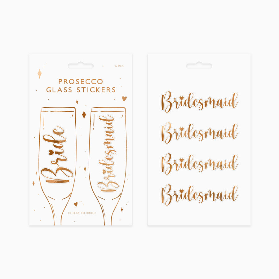 Stickers '' Bride & Bridesmaid ''