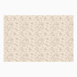 Mantel Papel Plegado 1.20 x 1.80 m Estampado Flor Beige