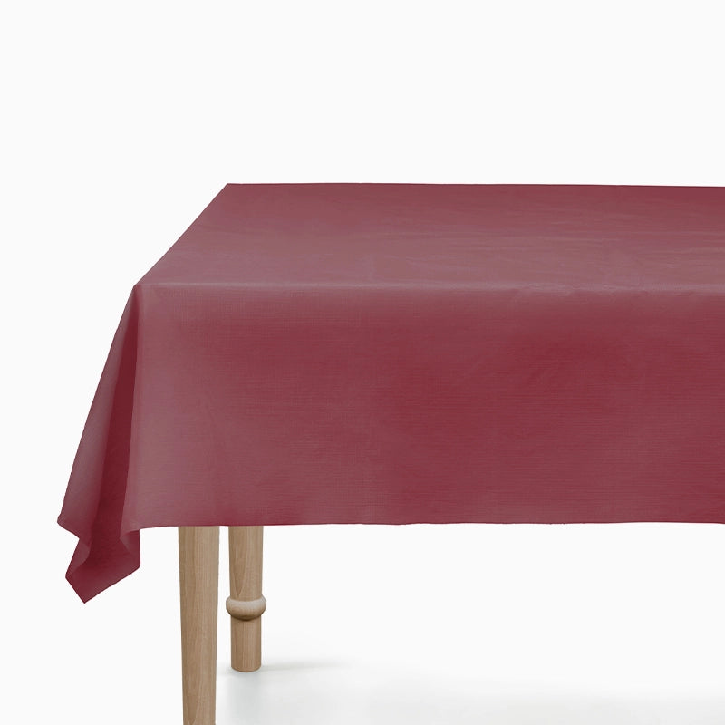 Mantel Plástico Plegado Impermeable 1.37 x 1.83 m Granate