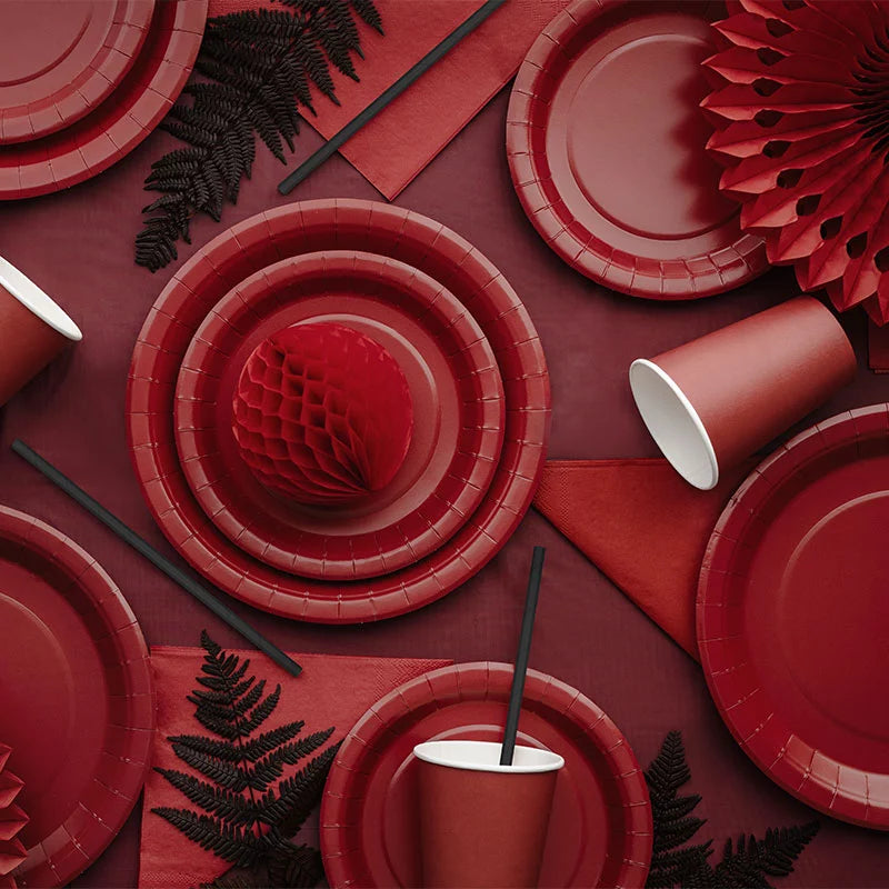 Vaso Cartón 250 cc Granate