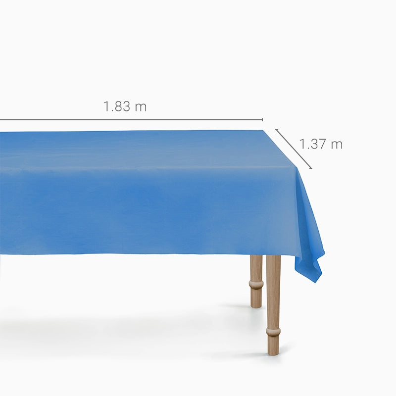 Mantel Plástico Plegado Impermeable 1.37 x 1.83 m Azul Marino