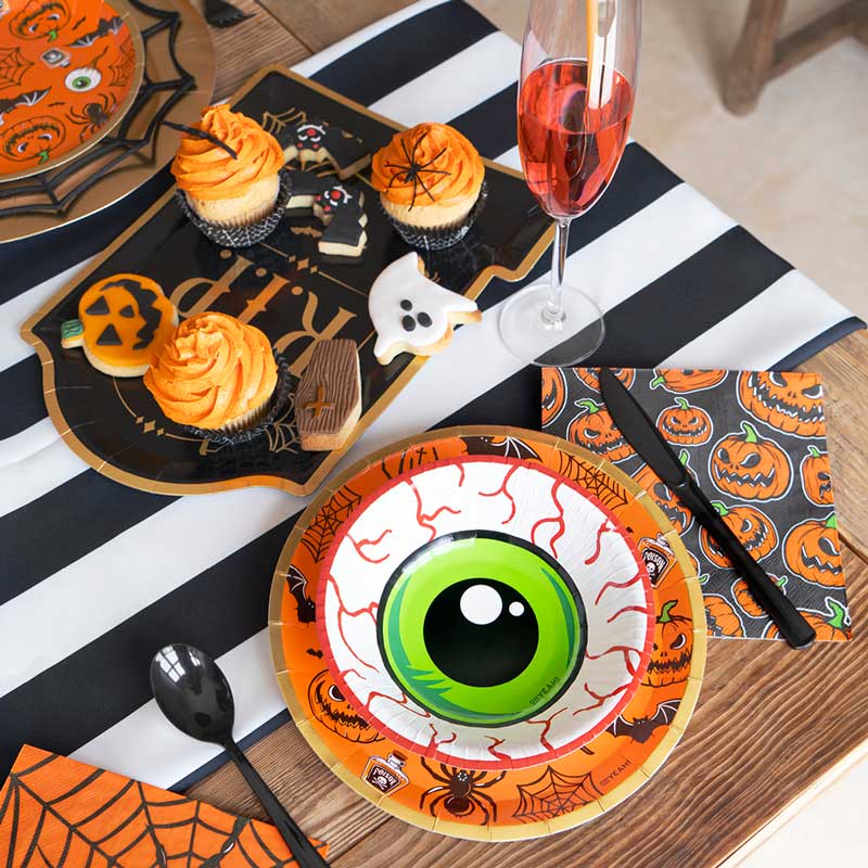 Kit de mesa premium de Halloween 12 pessoas