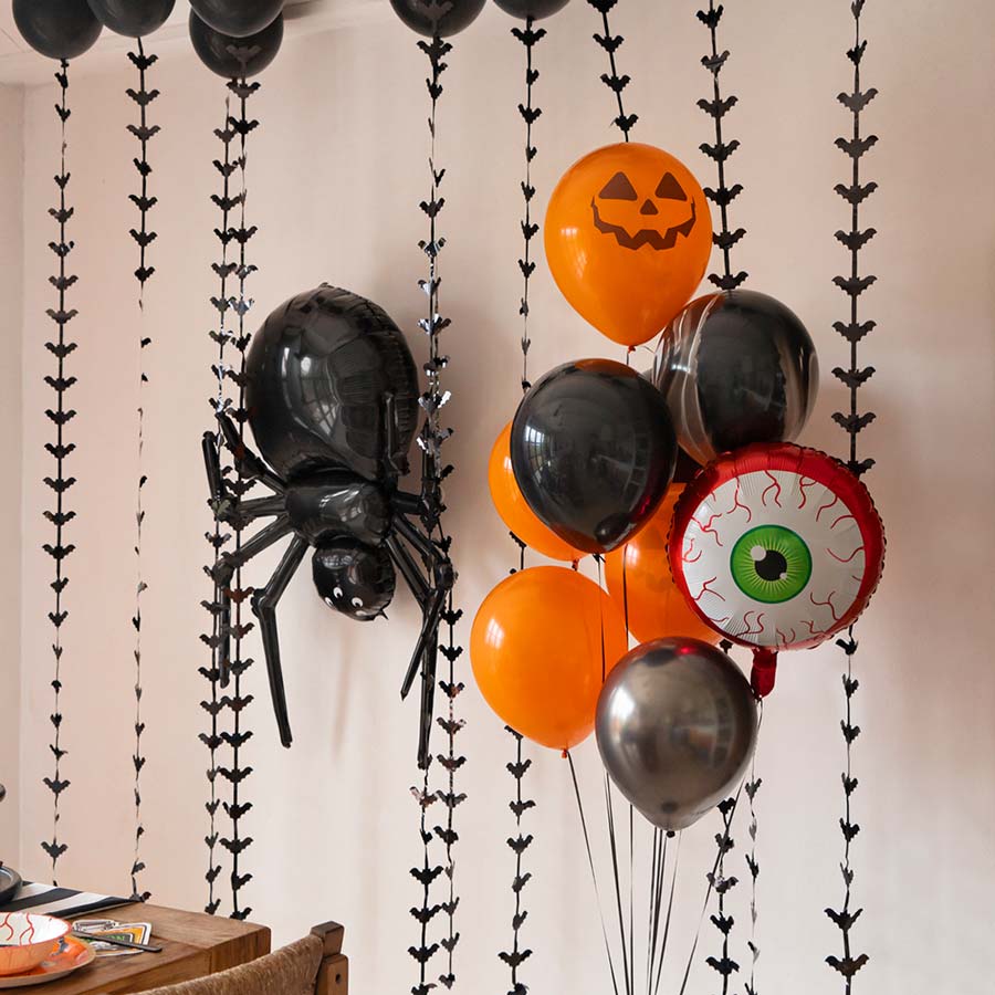 Defina os globos de Halloween