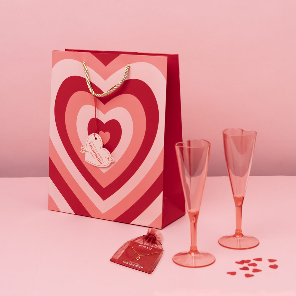 Kit-cadeau de bijoux San Valentine coeurs