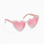 Gafas Rosa Perlas Corazón
