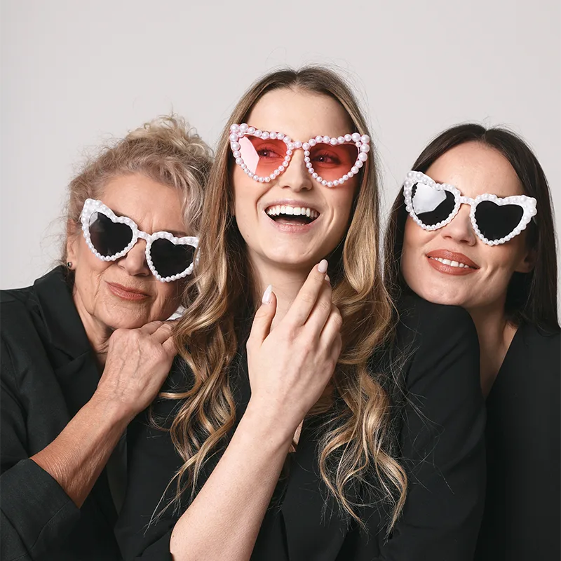 Gafas De Sol Con Forma De Gato Para Mujer - Estilo Divertido, Protección UV, Ideales Para Fiestas Y Despedidas De Soltera
