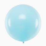 Balão Jumbo Látex XL 60 cm Pastel Azul Bebê