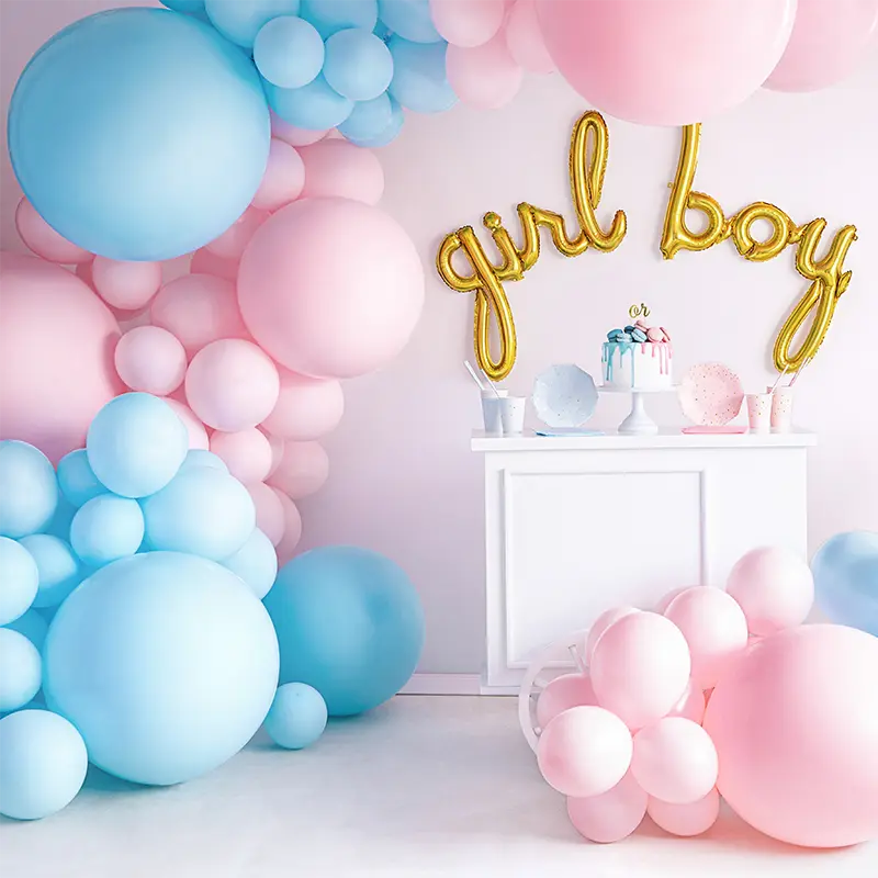 Latex Balloon 12 cm Light Pastel Blue