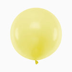 Globo Jumbo Látex XL 60 cm Amarillo Pastel