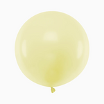 Globo Jumbo Látex XL 60 cm Amarillo Claro Pastel