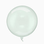 Ballon transparent 40 cm vert