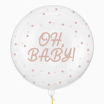 Palloncino Bubble trasparente 60 cm Oh Baby
