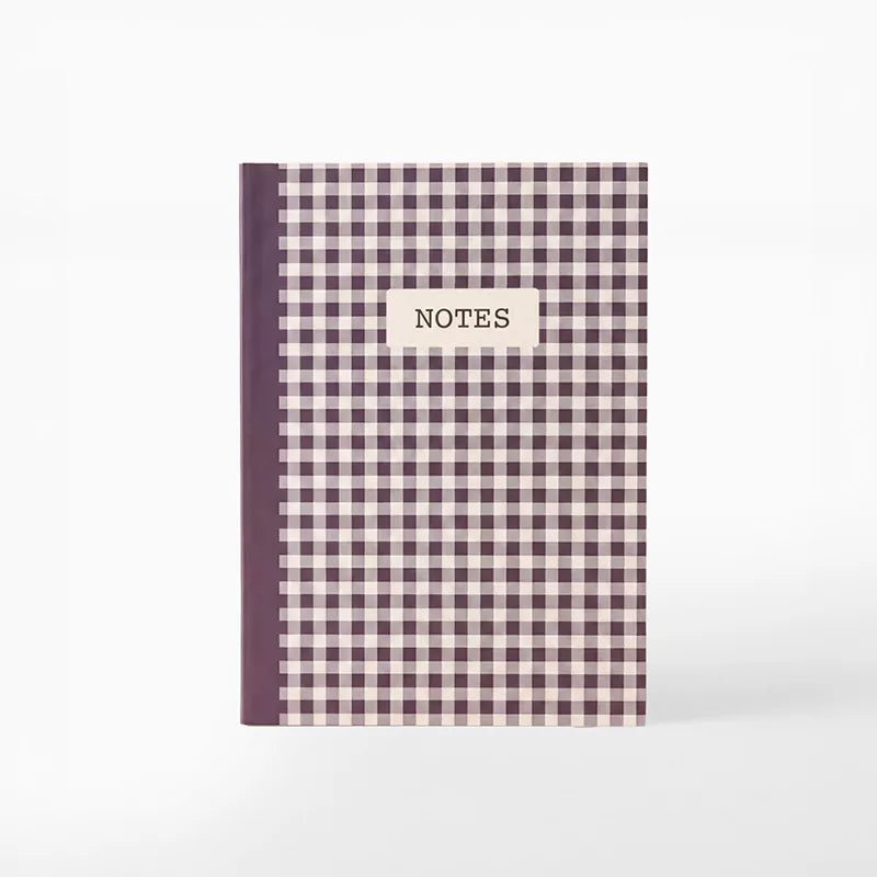 Inspiracion con Libretas Tapa Blanda 10.5 x 1.7 x 14.7 cm Floral con Vichy
