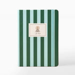 Libreta con Goma 13 x 1.5 x 19 cm Rayas Verdes