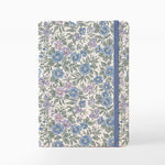 Libreta con Goma 13 x 1.5 x 19 cm Floral Liberty Azul