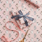 Papel de Regalo 70 cm x 2 m Rosa con Gatitos