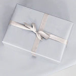 Papel de Regalo 70 cm x 2 m Azul Pastel con Puntos