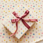 Papel de Regalo 70 cm x 2 m Lunares Multicolores
