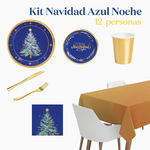 Blue Christmas Build Kit Night 12 pessoas