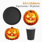 Kit Mesa Basic Calabaza 6 Personas 48 piezas