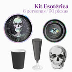Kit Mesa Basic Esotérico 6 Personas 50 piezas