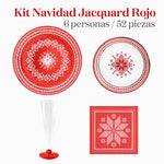 Basic Basic Kit Red Stickerei 6 Personen