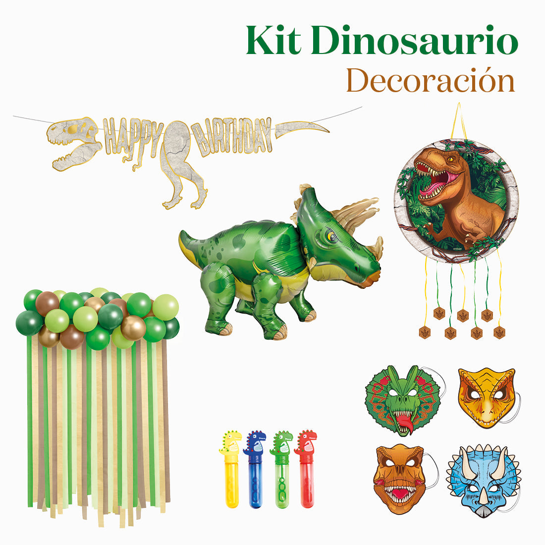 Kit Decoración Ambiente Dinosaurio