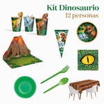 Kit da tavolo premium 12 persone dinosauro