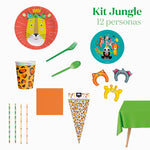 Kit Mesa Premium 12 Personas Safari