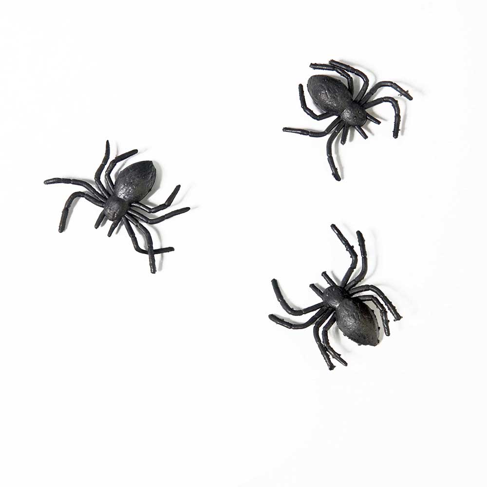 Arañas Mini Plástico Decoración Halloween