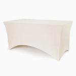 Cubierta Tela Mesa 183x76x74 cm Crema
