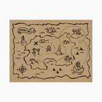 Nappeurs individuels Carte de trésor de pirate 40 x 30 cm