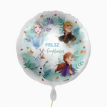 Globo Foil Redondo Ø 43 cm 'Feliz Cumpleaños' Frozen