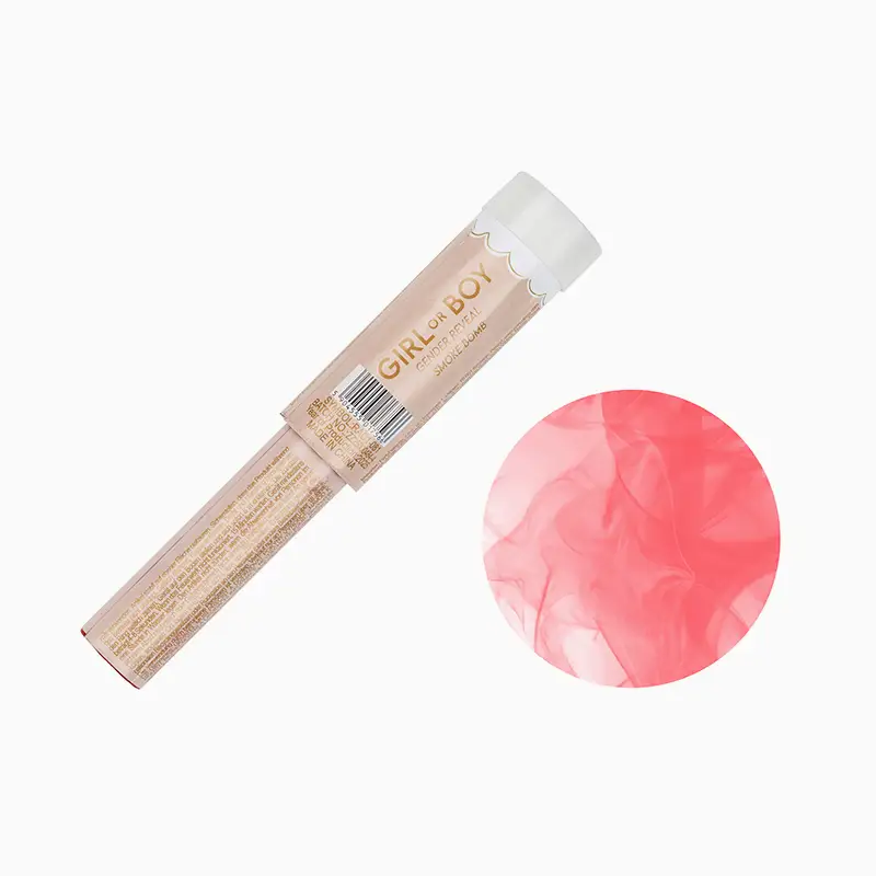 Cañón de Humo Rosa “It’s a Girl” Revelación de Género