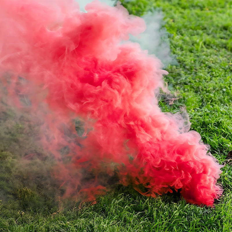 Inspiracion con Cañón de Humo Rojo