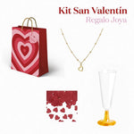Kit Regalo Joya Bolsa San Valentín Corazones