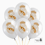 Set Globos Látex Ø 30 cm Real Madrid