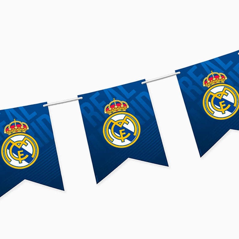 Guirnalda Banderines Cartón Real Madrid