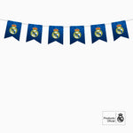 Guirnalda Banderines Cartón Real Madrid