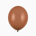 Latex Balloon 23 cm Pastel Mocha Brown