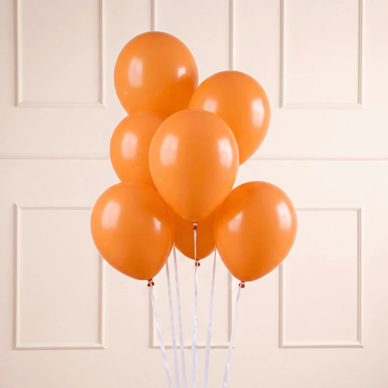 Inspiracion con Globo Látex 30 cm Naranja Pastel