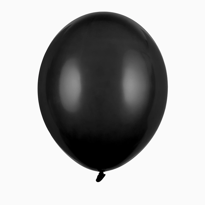 Latex Balloon 30 cm Pastel Black