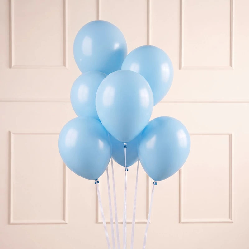 Inspiracion con Balão Látex 30 cm Pastel Azul Bebé