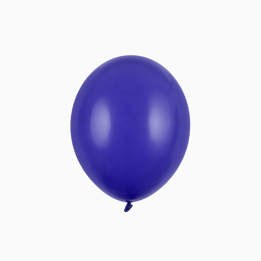 Ballon en latex pastel bleu marine