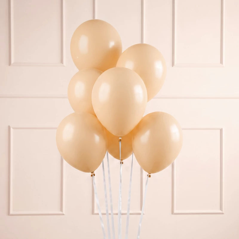 Inspiracion con Globo Látex 30 cm Melocotón Claro Pastel