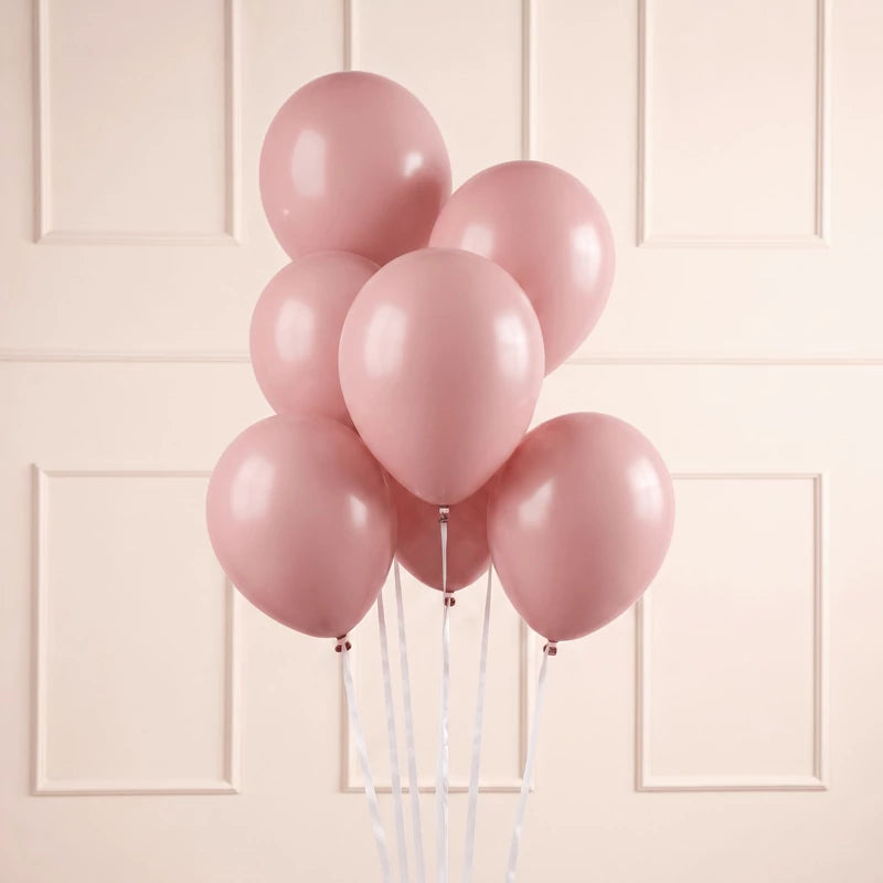Inspiracion con Globo Látex 30 cm Rosa Empolvado Oscuro Pastel