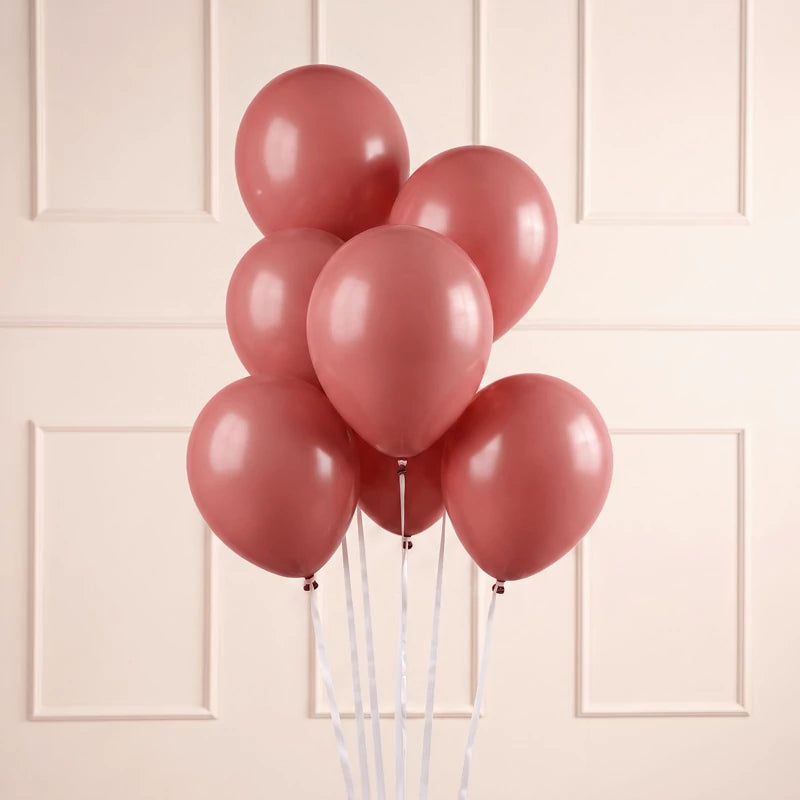 Inspiracion con Globo Látex 30 cm Granate Pastel
