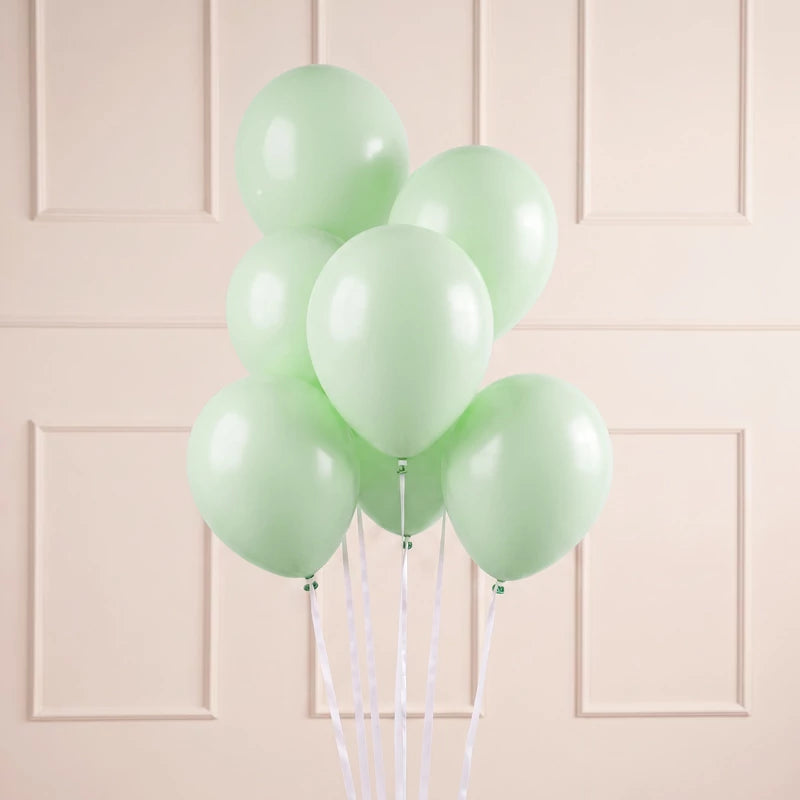 Inspiracion con Balão Látex 30 cm Verde Claro Pastel