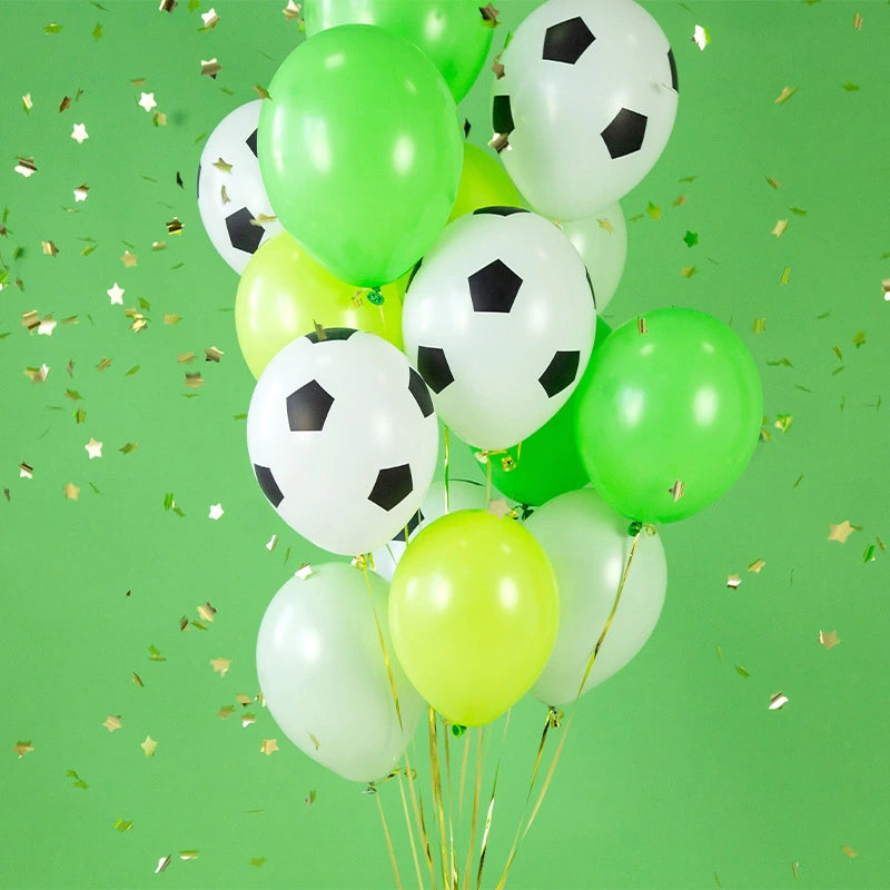Latex balloon 30 cm soccer ball
